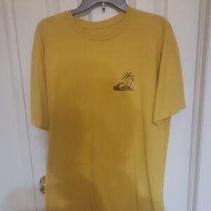 Quiksilver Men's Mustard Short Sleeve Tee
